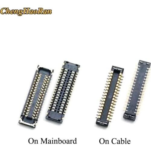 1pcs LCD Screen Display Flex FPC Connector Plug For Huawei Honor 8X Nova4 Nova 4 4E Nova4E P30 Lite P30Lite Mate RS Board 34 Pin