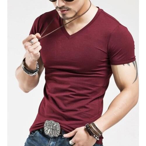 GZXISI Men's Plain T-shirts