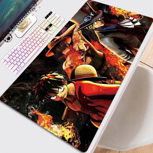 Mouse Gamer Pad On The Table Laptop Carpet Deskmat Custom Accessories Gaming Desk Anime Mousepad Keyboard Collection One Piece