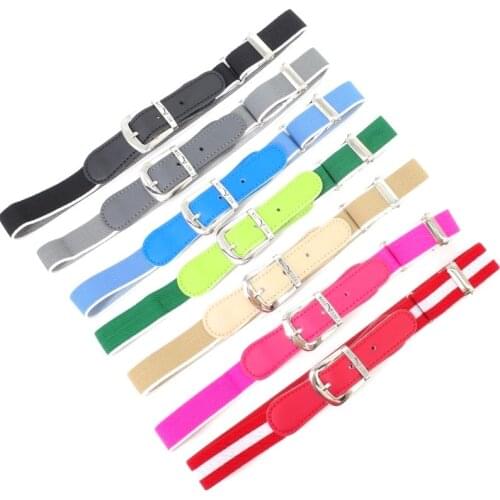 2.5cm classical fashion canvas fabric pin buckle elastic belt kids children kids boy girl