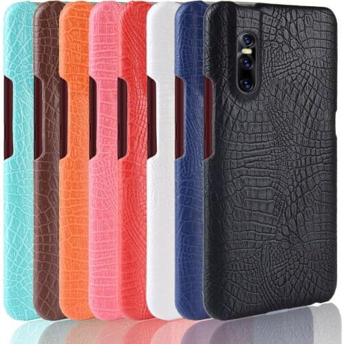 Leather Crocodile Pattern New arrival For VIVO V15 Pro V15Pro Case Retro Luxury Crocodile Skin Cover Phone Case 6.39"