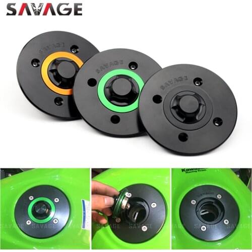 Gas Fuel Tank Cap For KAWASAKI NINJA 250 400 650 2018-2019/ ZX-6R VERSYS 1000 2019-2020 Motorcycle Accessories CNC Cover