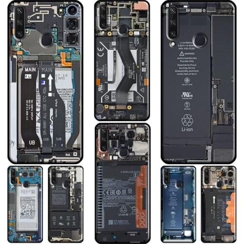 Motherboard Circuit Board For Huawei Y5P Y6P Y7A 2020 Y3 II Y5 Y6 Y9 Y7 Prime 2018 2017 2019 Nova 3i 5T Phone Case
