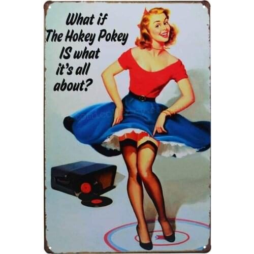 Metal Tin Sign Funny Men Love Fannies Pub Outdoor Bar Retro Poster Home Kitchen Restaurant Wall Decor Signs