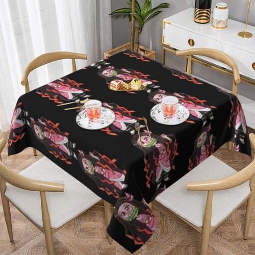 Demon Slayer Tablecloth Cheap Modern Table Cover Dining Printed Decoration Polyester Table Cloth