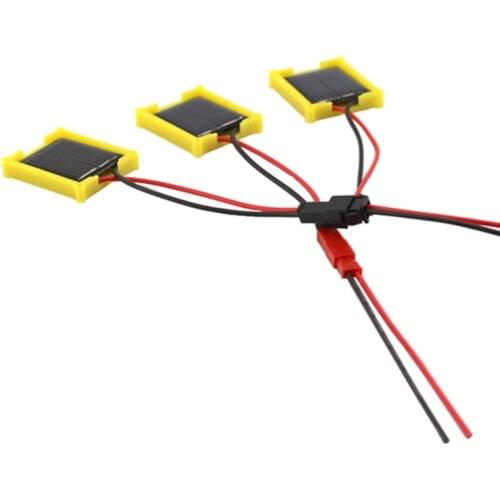 30*25mm Solar Panel 1V 80MA Welding Wire Free Welding With Dupont Line/JST/SM Terminal for mini motor/solar toy