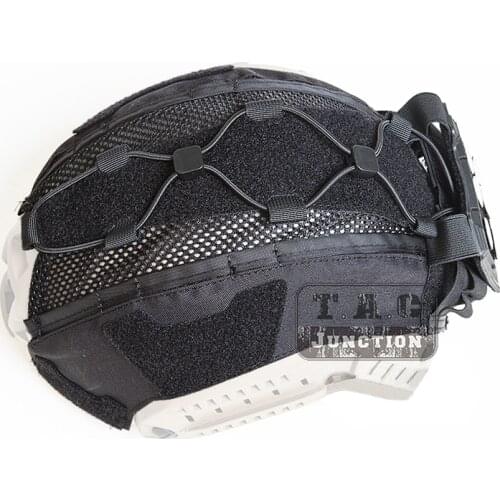 Tactical GEN4 Modular Helmet Cover For Maritime Ops Core Fast SF Super High Cut Helmet Cover Counter Weight NVG Battery Pouch BK