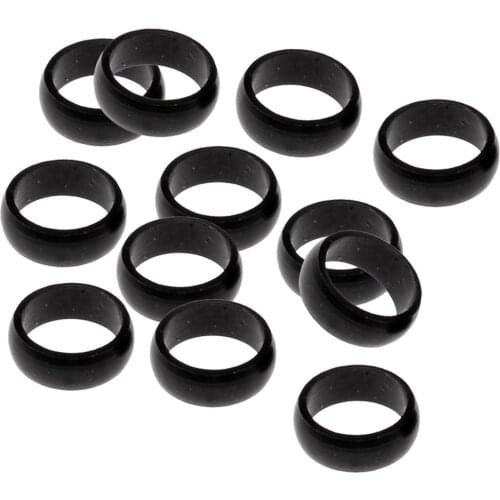 12pcs Dart Sharft Protector Flights O Rings Spare Gripper Ring Black O Rings for Dart Sharft Protect Darts Accessories