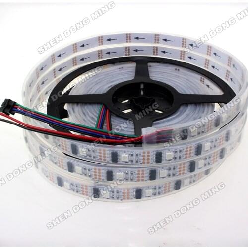 15m tube Waterproof digital LED Strip dream magic color led ribbon one to one 32IC WS2801 Led Strip