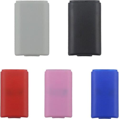 [10PCS A LOT]Optional Plastic Battery Pack Battery Cover Case Replacement for Xbox 360 Repair Part