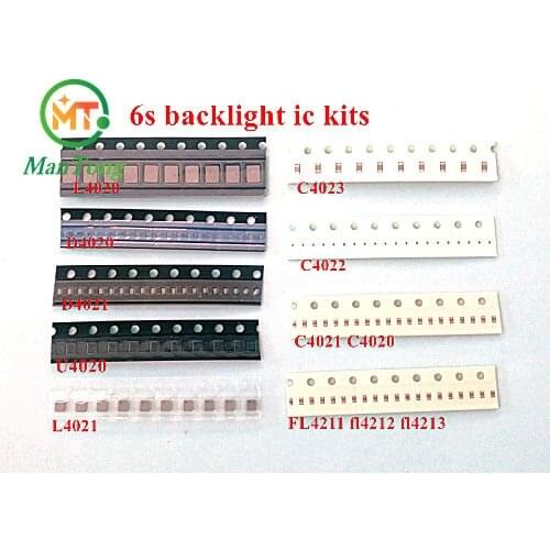 20sets(280pcs)for iphone 6s backlight ic U4020+Coil L4020 L4021+Diode D4020 D4021+Capacitor C4023 C4022 4021+Filter FL4211 -4213