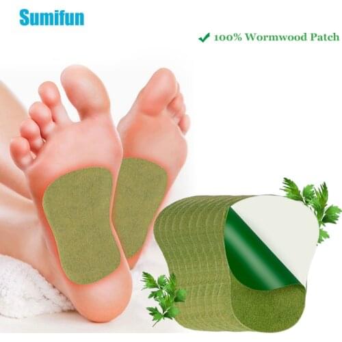 8/20pcs Wormwood Extracted Foot Patches Help Sleep Relief Fatigue Improve Resistance Body Detox Herbal Natural Slimming Plaster