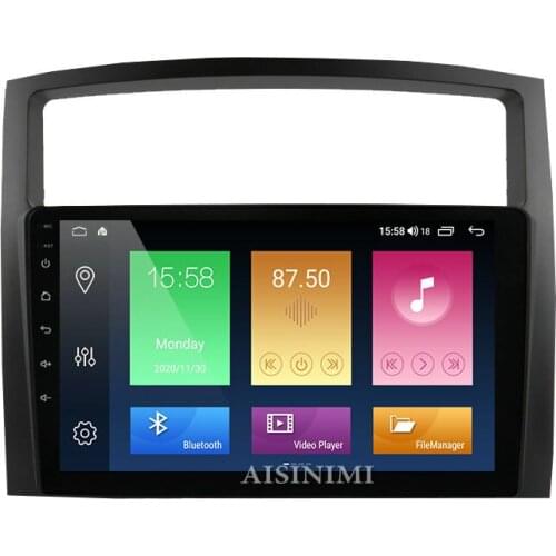 AISINIMI Android 10 Car Dvd Player navigation For MITSUBISHI PAJERO 2006-2012 car radio Car Audio Gps Multimedia Stereo Monitor