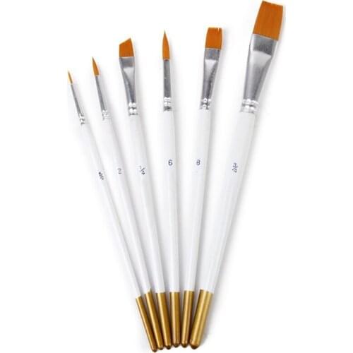 AU42 -6 pieces Watercolor oil Paint brush Multi-function Paint brush Art and painting supplies Paint Brushes Brushes for Waterco