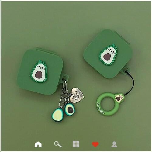 For Xiaomi Air 2SE Case Cute Avocado Cartoon Silicon Protect Cover air 2 seTWS Bluetooth Wireless Earphone Case air2se