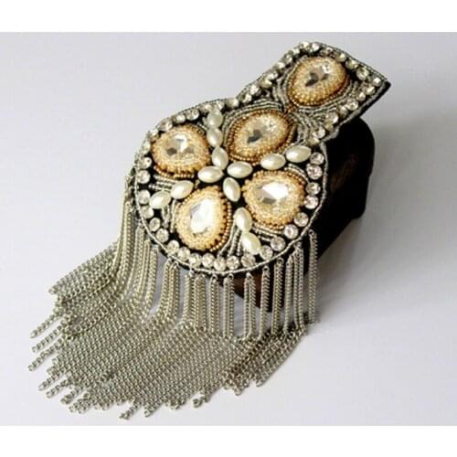 Epaulette/epaulet shoulder/charreteras/ handmade kpop clothing accessories suit decoration brooches/broches/brosche