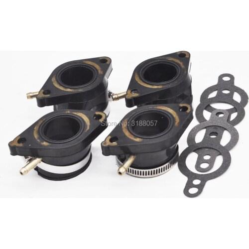 For YAMAHA XJ550 Maxim XJ550R Seca 1981-1983 XJ400 1981 Motorcycle Carburetor Intake Manifold Joint Boot Set Carburateur Moto