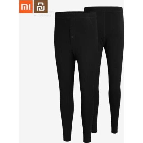 Xiaomi mijia youpin mens double-layer thermal pants comfortable stretch breathable winter autumn pants smart home