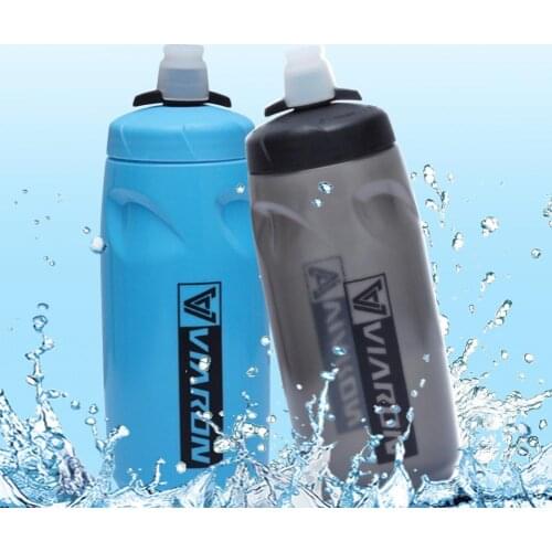 Sport Water Bottle 620ml Lightweight Leak-Proof Silicone Kettle with Circle Sealing for Cycling Running Camping Bike Accessories