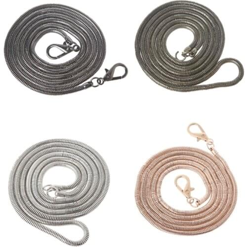 Cross Body Handbag Shoulder Bag Chain Strap Replacement Bag Metal Chain Handles 127cm Long Belts DIY Accessories KZC0003