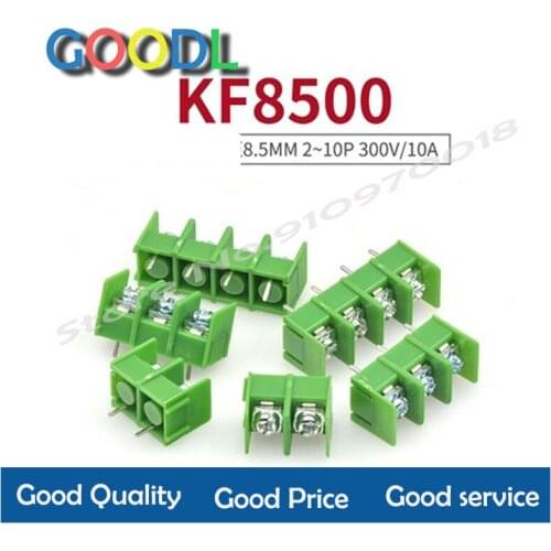 2PCS MG/KF8500 terminal 8.5mm pitch green 2P/3P/4P can be spliced