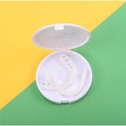 Upper and Lower False Fake Perfect Smile Veneers Comfort Flex Dental Dentis Denture Paste Teeth Whitening Braces Tool