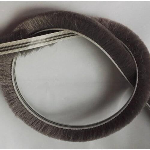 Felt Draught Excluder Wool Pile Weatherstrip Sliding Window Door Brush Seal Waterproof 6mm 6 x 14mm 10m Gray