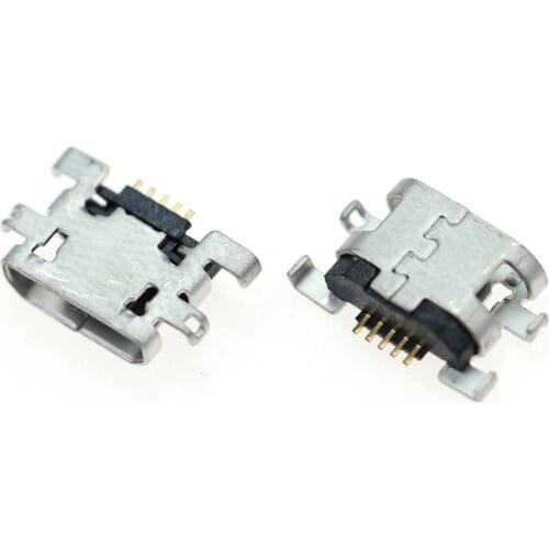 100pcs /Lot Mini Micro USB Charging Port Connector Power Socket Dock Plug for Mobile Phone Fire HD8 7th Gen SX034QT