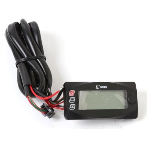 12V Motorcycle 3 In 1 Voltmeter LED Electronic Screen Displays Time Temperature For Fuxi Xun Eagle Jin Li Battle Bws125 Pedal
