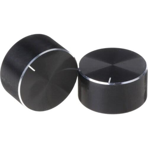2Pcs 25x13mm D Axis Rotary Potentiometer Knob Encoder Volume Control For Speaker Amplifier HiFi B0KB