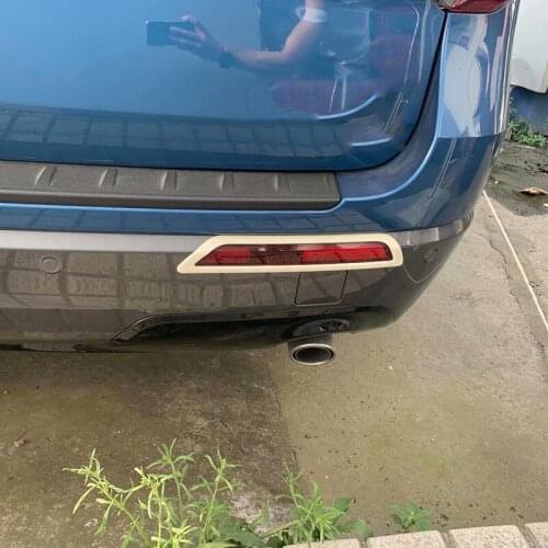 ABS Chrome Rear Reflector Fog Light Lamp Cover Sticker Decoration Trim For Ford Explorer 2020 Car Styling Accessories