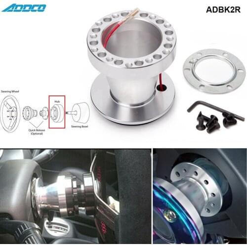 ADDCO Racing Aluminium Steering Wheel Hub Boss Kit Adapter For Mazda Pickup B2000 323 929 85-00 ADBK2R