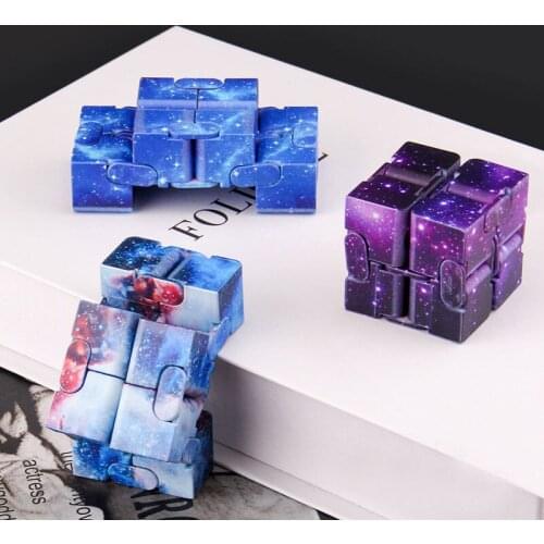 Anti stress Infinite Cube Infinity Cube Magic Cube Office Flip Cubic Puzzle Stress Reliever Autism Toys relax toy for adults