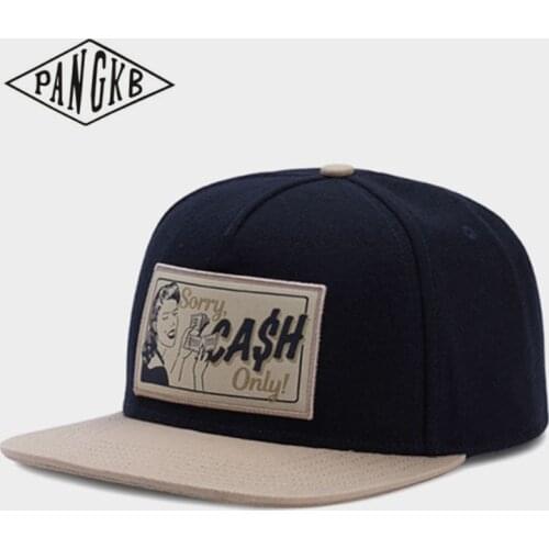 PANGKB Brand SORRY MONEY ONLY CAP Sky novelty hip-hop snapback hat for men women adult outdoor casual sun baseball cap
