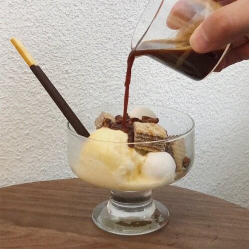 Creativity200-300Ml Bowl with Feet Ice Cream Dessert Cup Cocktail Cold Drink Glass Family Bar Drinking Set Small Goblet CuteBowl