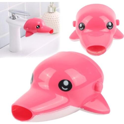 Baby Kids Elephant Duck Dolphin Bathroom Kitchen Cartoon Animal Washing Hand Water Tap Faucet Water Tap Extender For Baby Kids