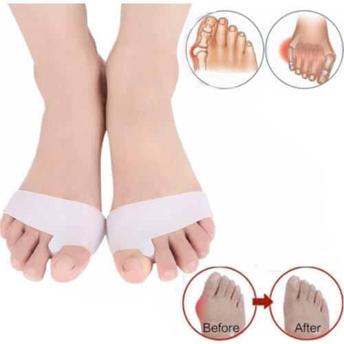 Pedicure Tools 2pcs/pair Working Sports Toe Straightener Toe Separator Insoles Foot Care Hallux Valgus Straightener Corrector