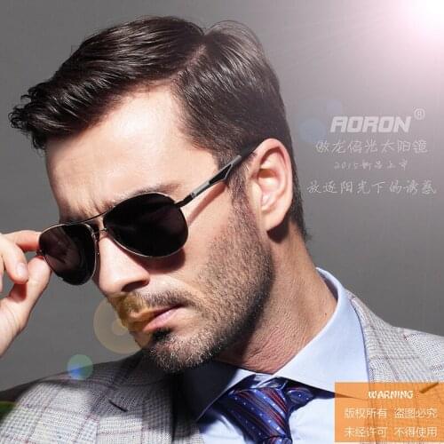 Mens Classic Retro Brand Sunglasses High Quality Polarized Aluminum Driving Oversized Luxury Sunglasses