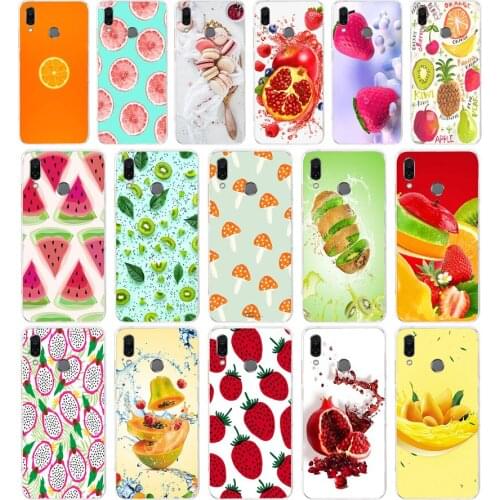 004FG Summer Fruit Lemon Watermelon gift Soft Silicone Tpu Cover phone Case for huawei Honor 8 Lite 8X 8s 9x