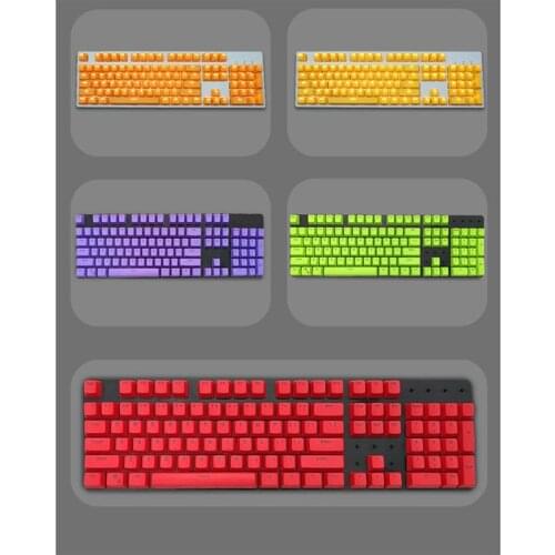 PBT English Languag108 Keyscaps Keys Variety Of Color Choices For Mechanical Keyboard Key Cap Switches