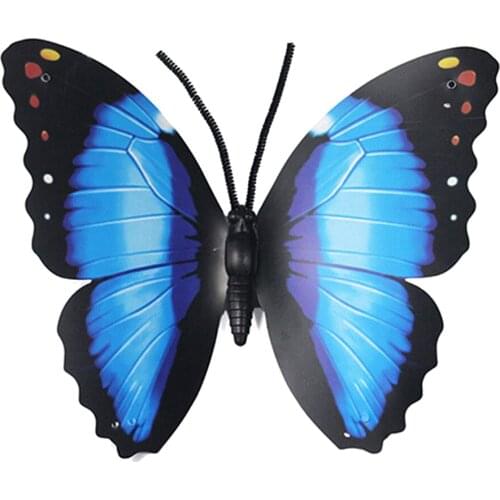 Drop Ship Simulation Artificial Butterfly Decorations Garden Yard Lawn Patio Outdoor Art Ornaments Random Color