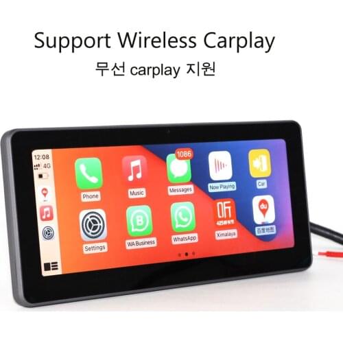 SATONIC 10.2' Touched LCD Player TPMS Alarm for Tesla Model 3 Y Support Carplay Android Auto Navigation Gear Battery Right Hand