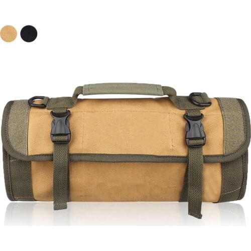 Folding Military Tool Roll Up Bag Multifunction Electrical Tool Storage Organizer Tactical Tool Pouch Portable Hunting Handbag