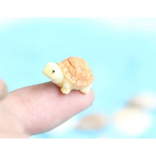 2pcs/set Fish Tank Decoration Simulation Turtle Aquarium Accessories Cute Resin Tortoise for Ornament