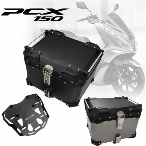 High Quality Rear Luggage Box Motorcycle for Honda PCX 125 150 PCX150 PCX125 Tail Box Rear Luggage Case Storage 45L 55L 65L