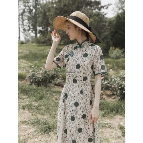 2021 chinese dress ancient chinese traditional dress cheongsam vintage women qipao evening split party gowns sexy qipao vestidos