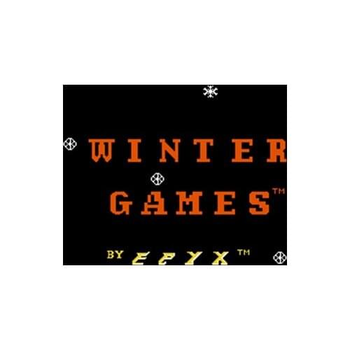 Winter Games Region Free 60 Pin 8Bit Game Card For Subor Game Players