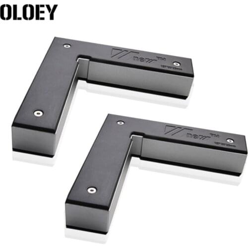 2PCS Carpenters Square 90º Right Angle Clamp 90 Degree Angle Ruler L-Square Auxiliary Positioning Holder Woodworking Tool Set