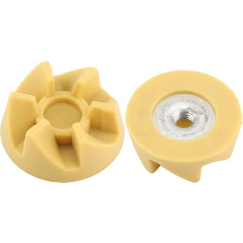 Super Tough 2pc Rubber Base Gear Replacement Part Accessory for Blender Fruit Juicer Mixer Sturdy Abrasion Resistant Non-toxic