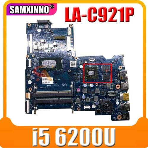 828187-001 828187-501 for HP 15-AY 15-AC 250 G4 Laptop motherboard BDL50 LA-C921P CPU i5 6200U DDR3 100% test work